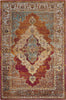 Safavieh Crystal CRS500A Orange/Light Blue Area Rug main image