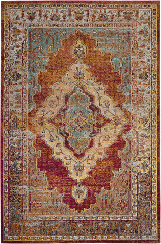 Safavieh Crystal CRS500A Orange/Light Blue Area Rug main image