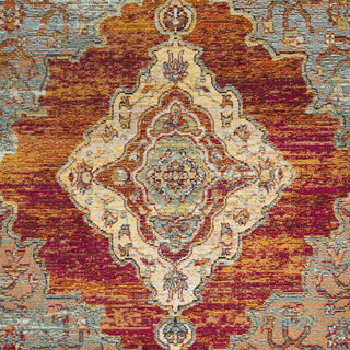 Safavieh Crystal CRS500A Orange/Light Blue Area Rug 