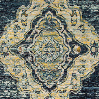 Safavieh Crystal CRS500M Blue/Yellow Area Rug 