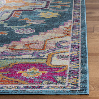 Safavieh Crystal CRS501T Teal/Rose Area Rug 