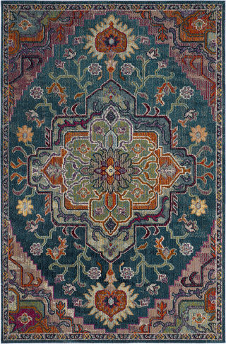 Safavieh Crystal CRS501T Teal/Rose Area Rug main image