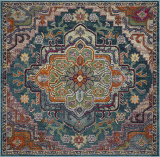 Safavieh Crystal CRS501T Teal/Rose Area Rug 