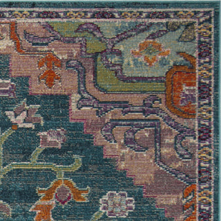 Safavieh Crystal CRS501T Teal/Rose Area Rug 