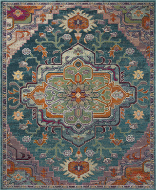 Safavieh Crystal CRS501T Teal/Rose Area Rug 