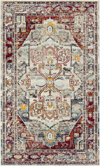 Safavieh Crystal CRS503C Light Blue/Red Area Rug 