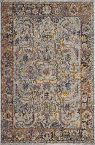 Safavieh Crystal CRS504A Light Blue/Orange Area Rug main image