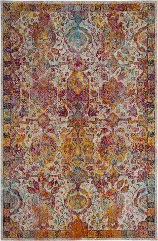 Safavieh Crystal CRS505A Light Blue/Orange Area Rug main image