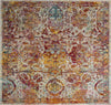 Safavieh Crystal CRS505A Light Blue/Orange Area Rug 