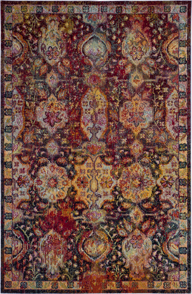 Safavieh Crystal CRS505F Navy/Orange Area Rug main image