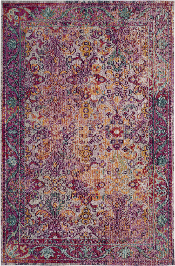 Safavieh Crystal CRS506B Light Blue/Fuchsia Area Rug main image