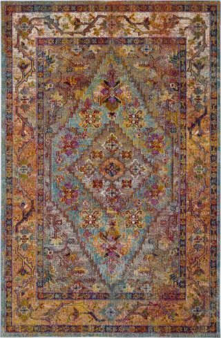 Safavieh Crystal CRS507A Light Blue/Orange Area Rug main image