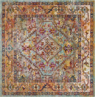 Safavieh Crystal CRS507A Light Blue/Orange Area Rug 