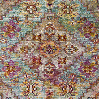 Safavieh Crystal CRS507A Light Blue/Orange Area Rug 