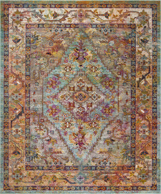 Safavieh Crystal CRS507A Light Blue/Orange Area Rug 