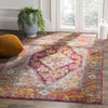 Safavieh Crystal CRS507B Light Blue/Fuchsia Area Rug  Feature