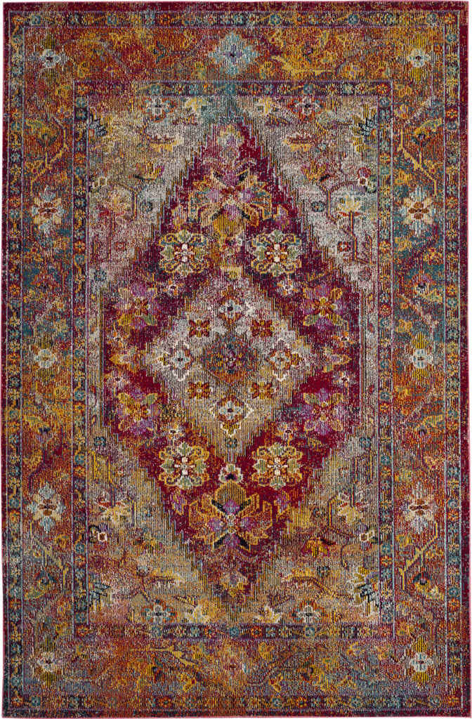 Safavieh Crystal CRS507B Light Blue/Fuchsia Area Rug main image