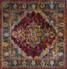 Safavieh Crystal CRS508R Ruby/Navy Area Rug 