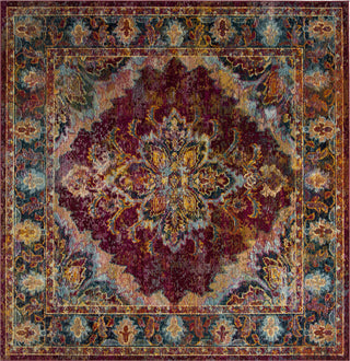 Safavieh Crystal CRS508R Ruby/Navy Area Rug 