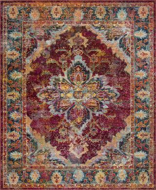 Safavieh Crystal CRS508R Ruby/Navy Area Rug 