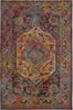 Safavieh Crystal CRS514T Teal/Rose Area Rug main image