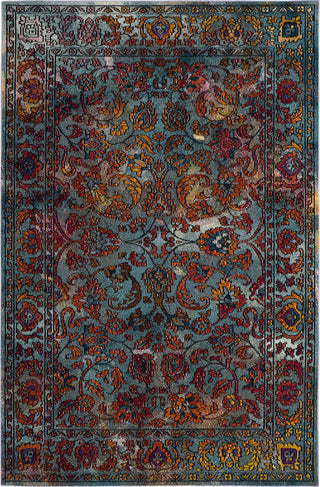 Safavieh Crystal CRS515A Light Blue/Orange Area Rug main image