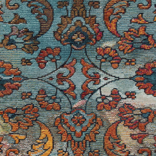 Safavieh Crystal CRS515A Light Blue/Orange Area Rug 