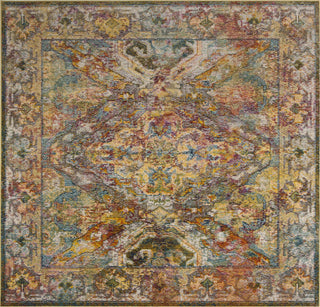 Safavieh Crystal CRS516A Light Blue/Orange Area Rug 