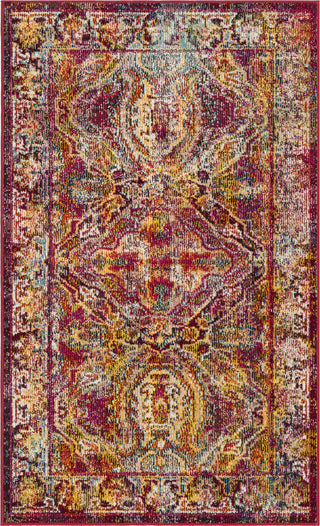 Safavieh Crystal CRS516B Fuchsia/Light Blue Area Rug 