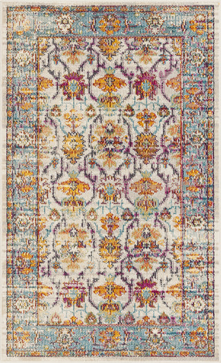 Safavieh Crystal CRS518G Cream/Teal Area Rug 