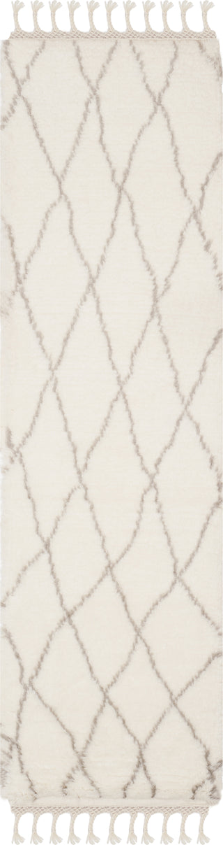 Safavieh Casablanca CSB145 Ivory/Grey Area Rug 2' 3'' X 8' Runner