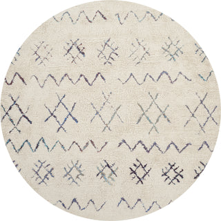 Safavieh Casablanca CSB213 Ivory/Multi Area Rug 6' Round