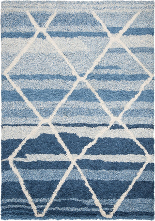 Safavieh Casablanca Shag 250 Blue/Ivory Area Rug Main