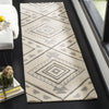 Safavieh Casablanca Shag 302 Ivory/Grey Area Rug Room Scene