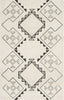 Safavieh Casablanca Shag 303 Ivory/Grey Area Rug main image