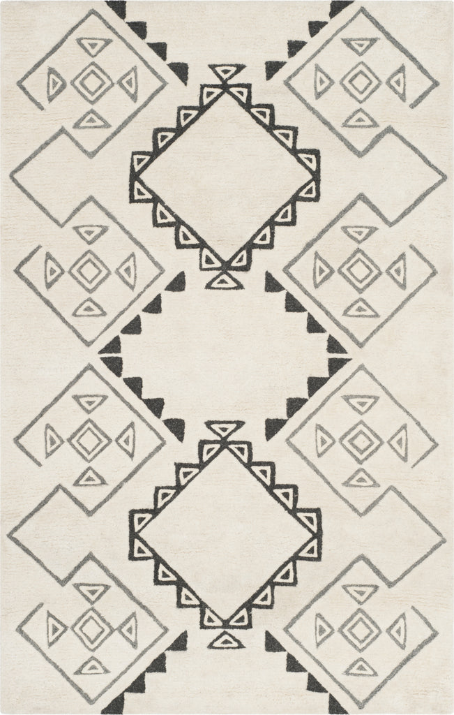 Safavieh Casablanca Shag 303 Ivory/Grey Area Rug main image