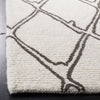 Safavieh Casablanca Shag 350 Ivory/Grey Area Rug Detail