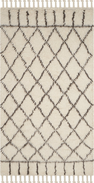 Safavieh Casablanca Shag 725 Ivory/Brown Area Rug Main