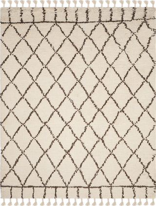 Safavieh Casablanca Shag 725 Ivory/Brown Area Rug Main