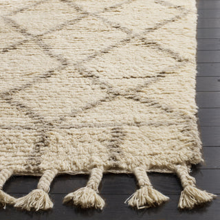 Safavieh Casablanca Shag 725 Ivory/Light Grey Area Rug Detail