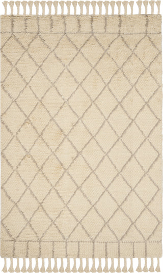 Safavieh Casablanca Shag 725 Ivory/Light Grey Area Rug Main