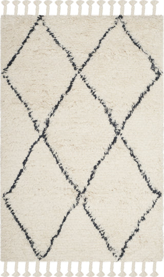 Safavieh Casablanca Shag 726 Ivory/Grey Area Rug main image