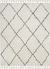 Safavieh Casablanca Shag 726 Ivory/Grey Area Rug Main