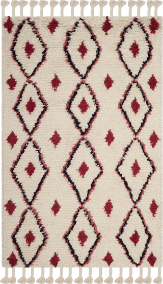 Safavieh Casablanca Shag 727 Ivory/Fuchsia Area Rug main image