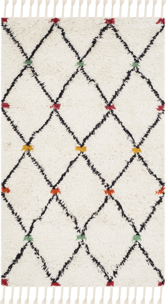 Safavieh Casablanca Shag 728 Ivory/Multi Area Rug main image