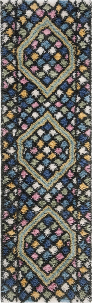 Safavieh Casablanca Shag 750 Blue/Gold Area Rug Runner