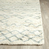 Safavieh Casablanca Shag 806 Ivory/Blue Area Rug Detail