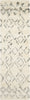 Safavieh Casablanca Shag 845 Ivory/Grey Area Rug Runner
