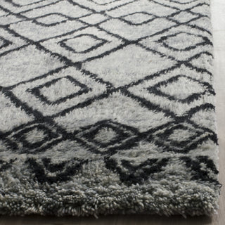 Safavieh Casablanca Shag 845 Grey/Charcoal Area Rug Detail