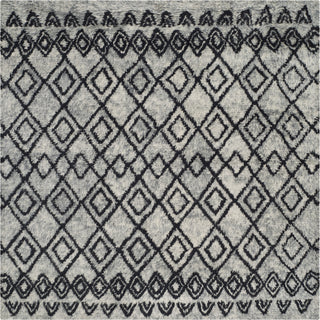 Safavieh Casablanca Shag 845 Grey/Charcoal Area Rug Square